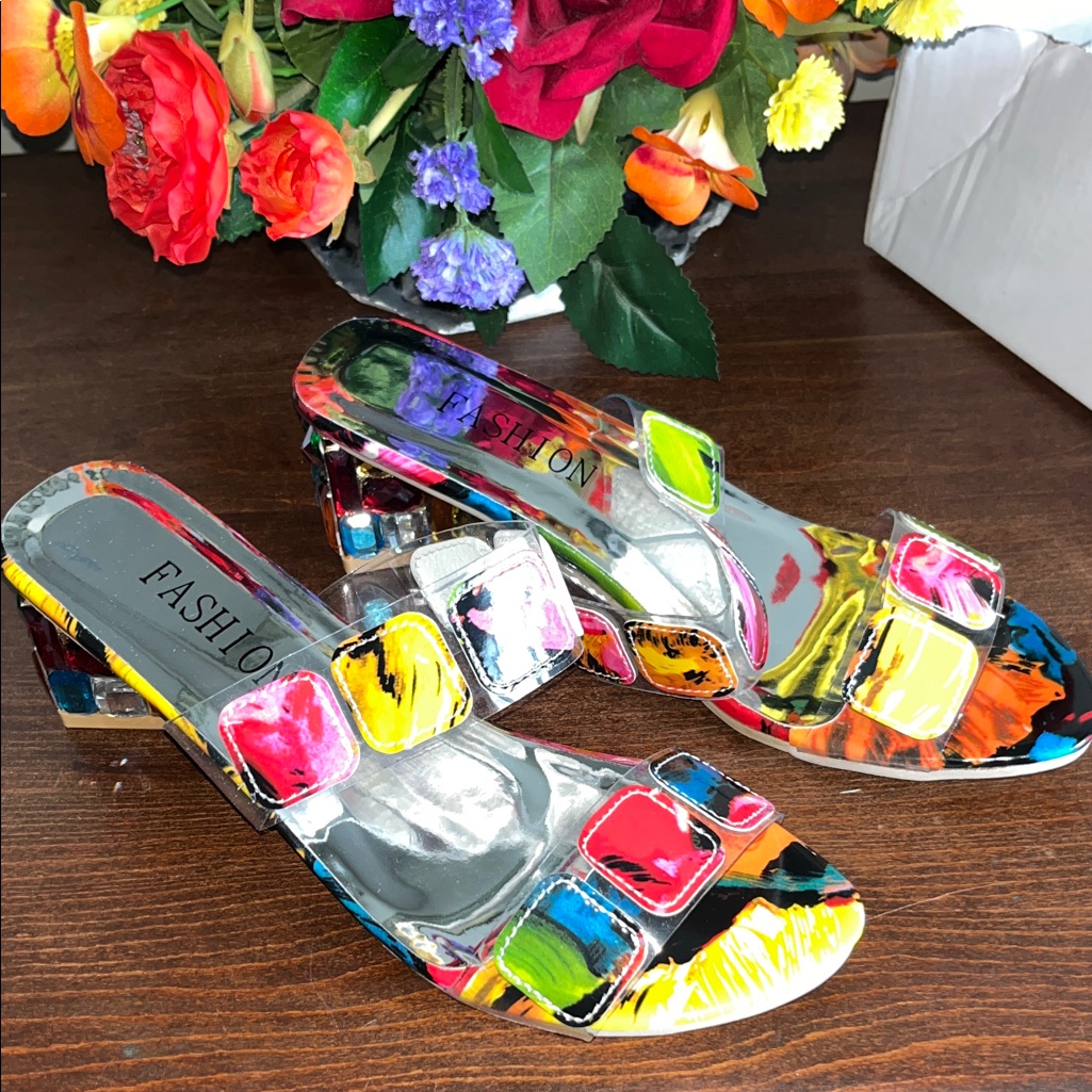Fashion Brand Company Colorful Artistic Heels